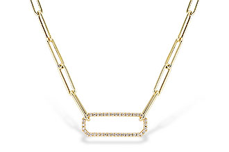 M319-82355: NECKLACE .50 TW (17 INCHES)